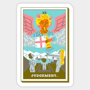 XX - Judgement - Tarot Card Sticker